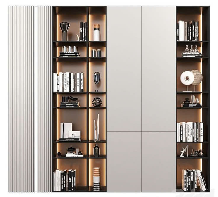Kệ sách MDF đa dạng màu sắc