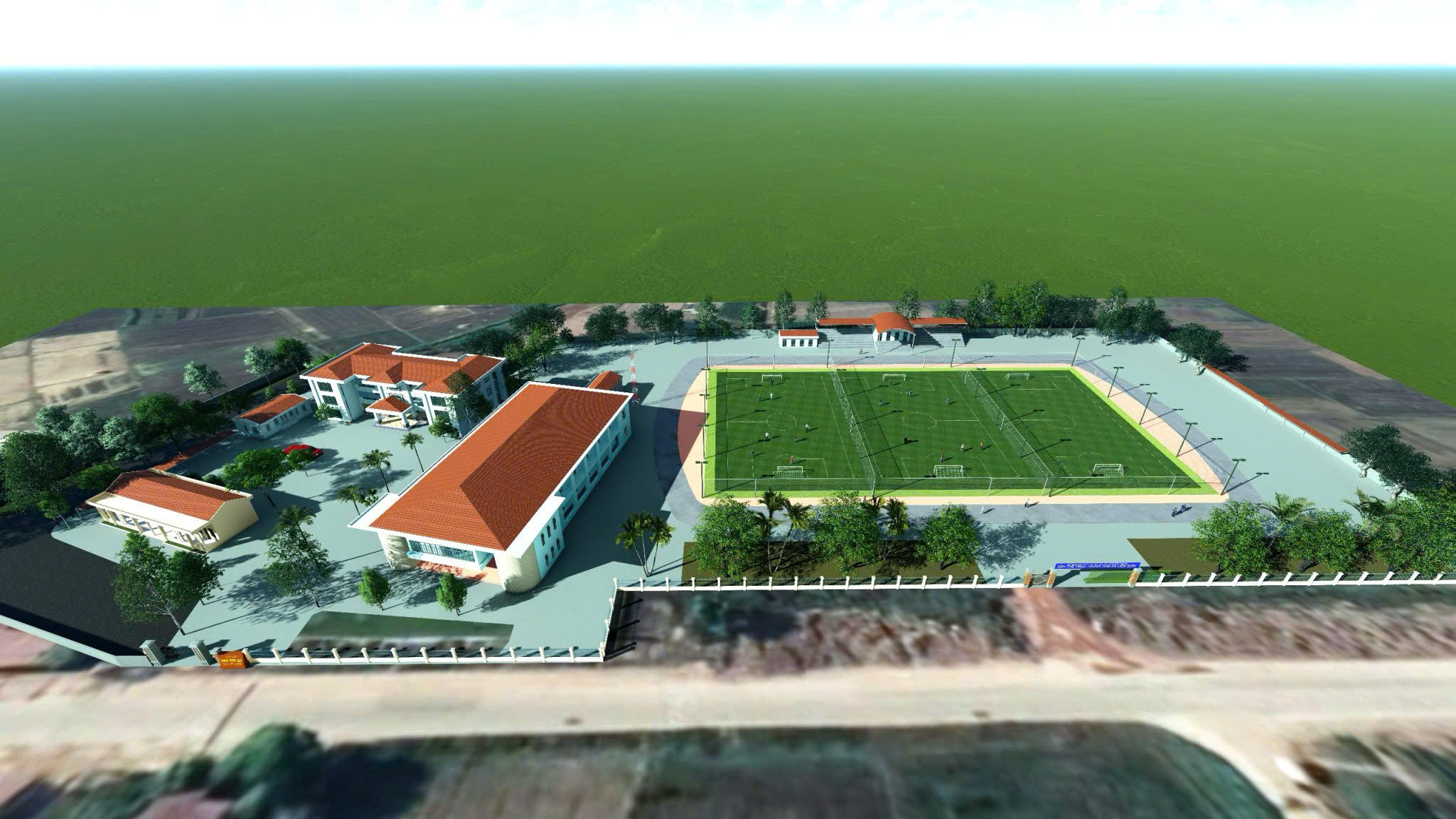 Sân thể thao xã Liên Sơn