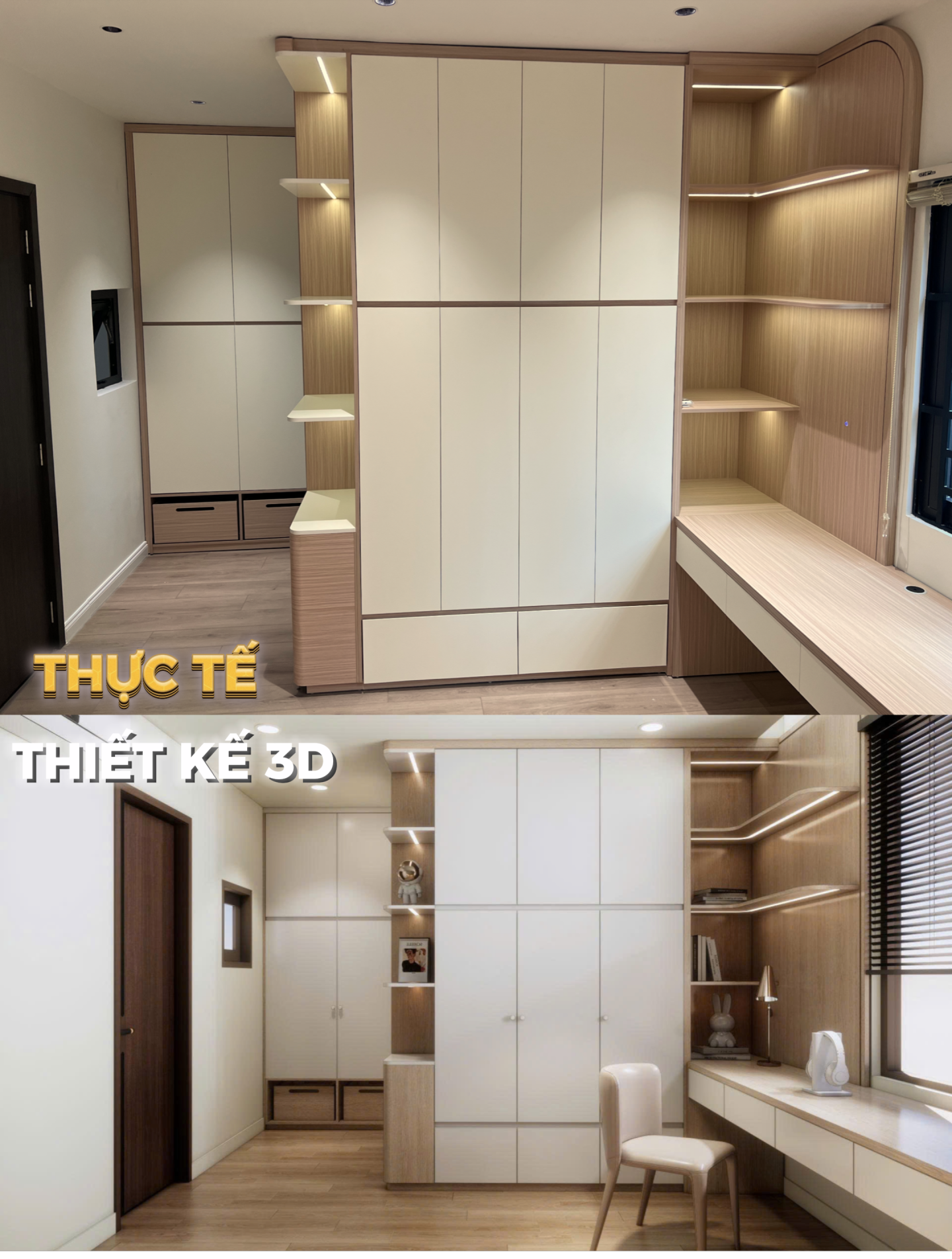 Nội thất phòng ngủ phụ