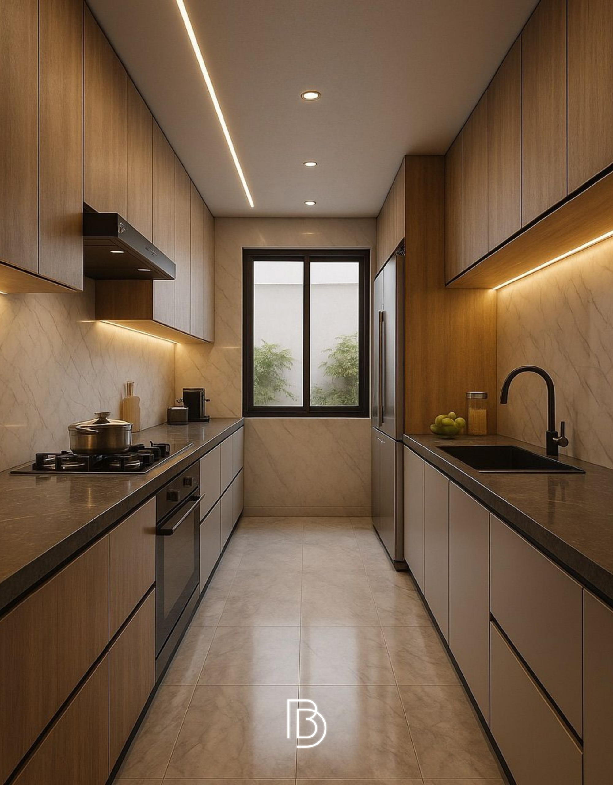 thiết kế không gian bếp