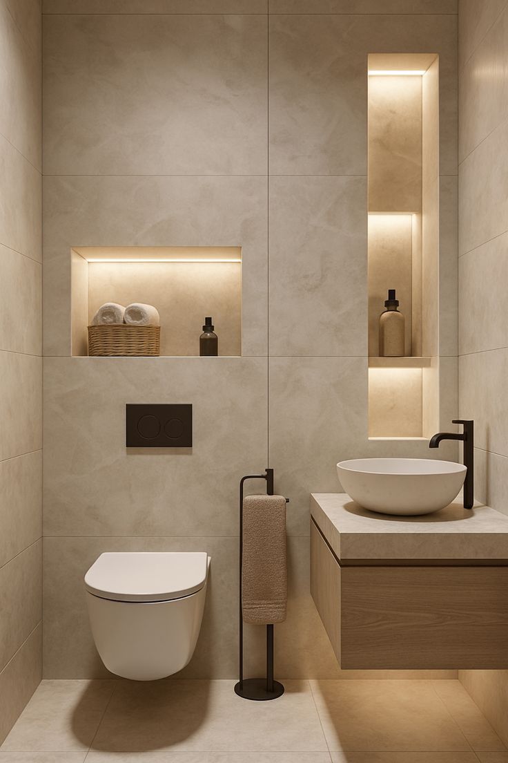 thiết kế phòng tắm nhỏ