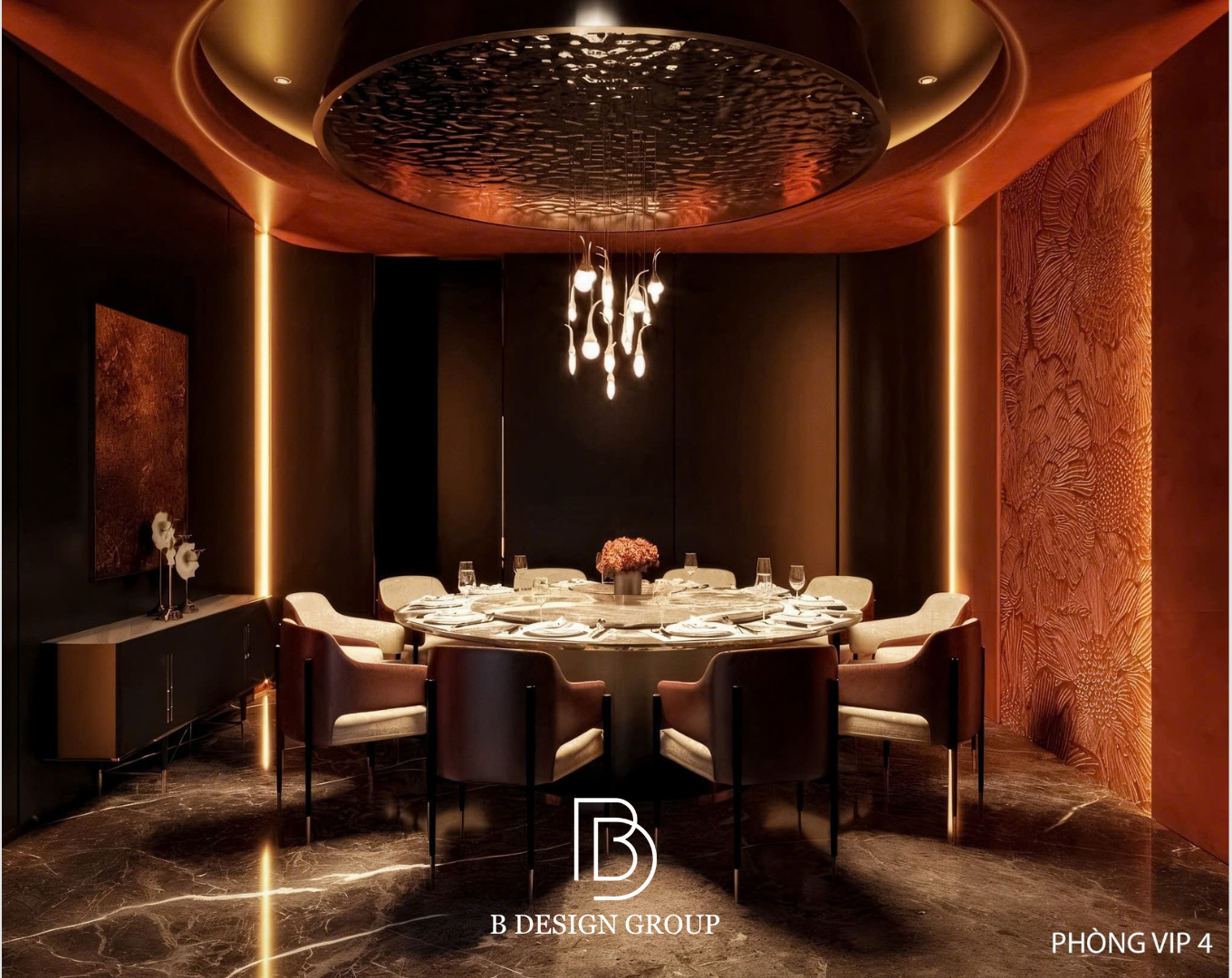 Thiết kế thi công nhà hàng trọn gói