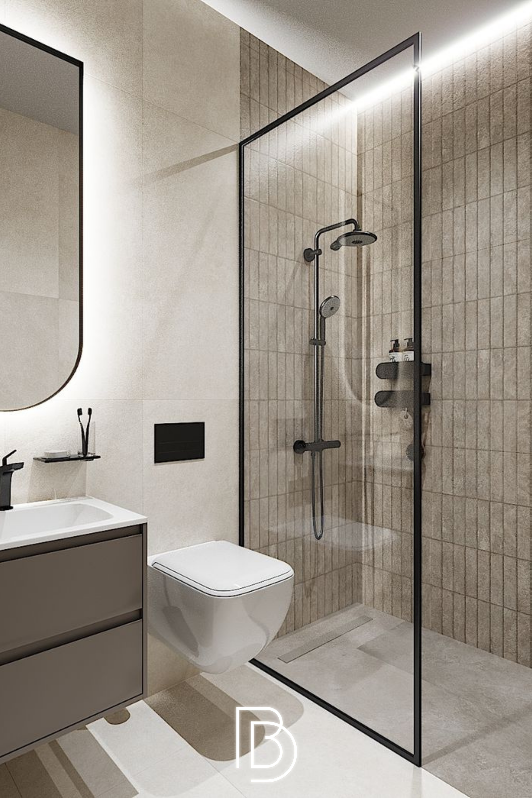 thiế kế phòng tắm nhỏ