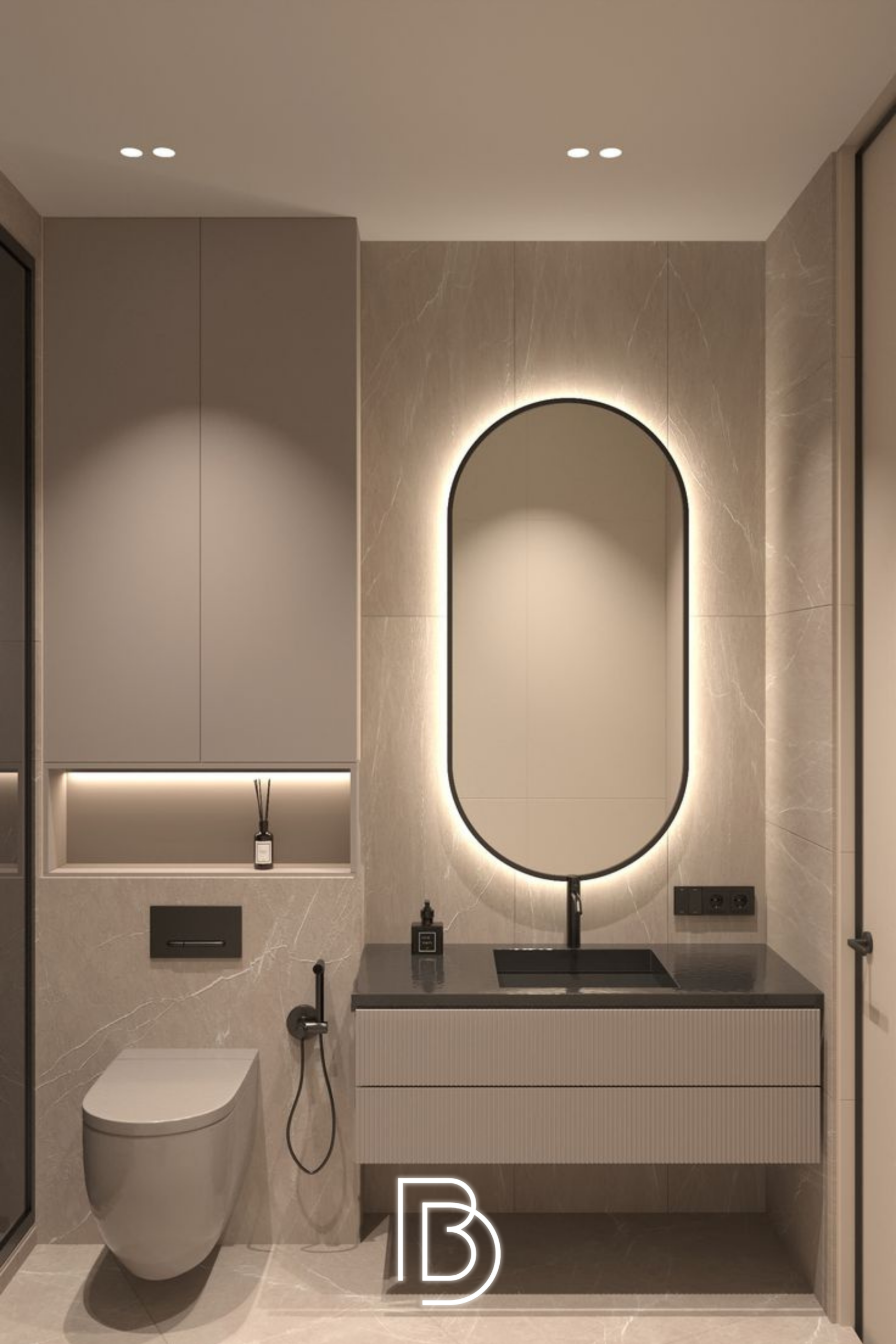 thiết kế phòng tắm nhỏ