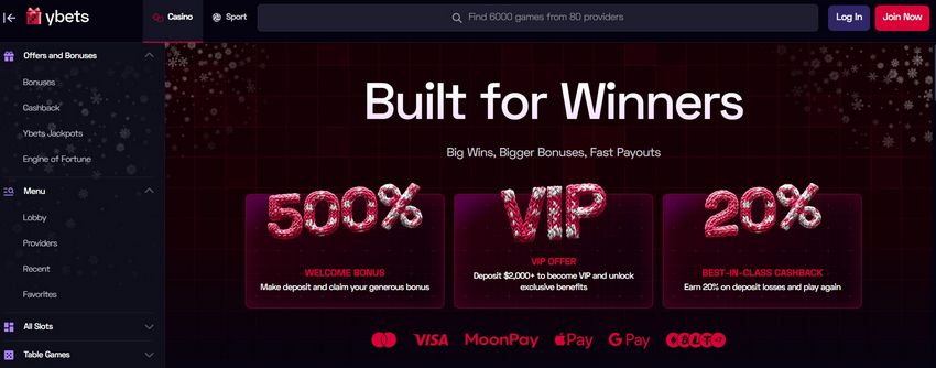 Testimonianza su Ybets Gambling Enterprise: è sicuro giocare?